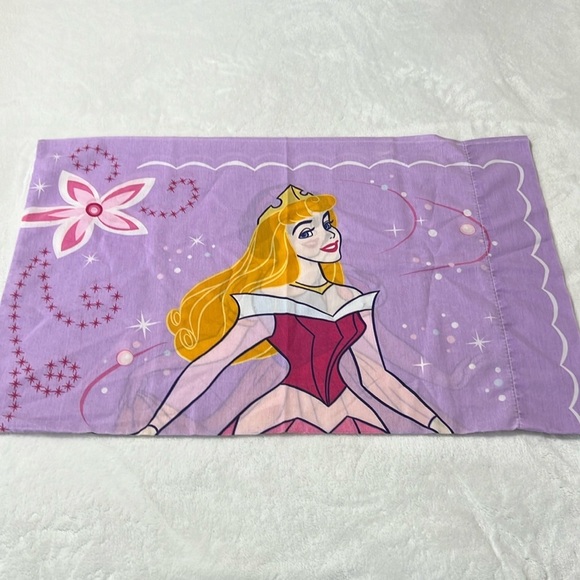 Vintage Disney Princess Snow White Aurora Pillowcase - Picture 1 of 6